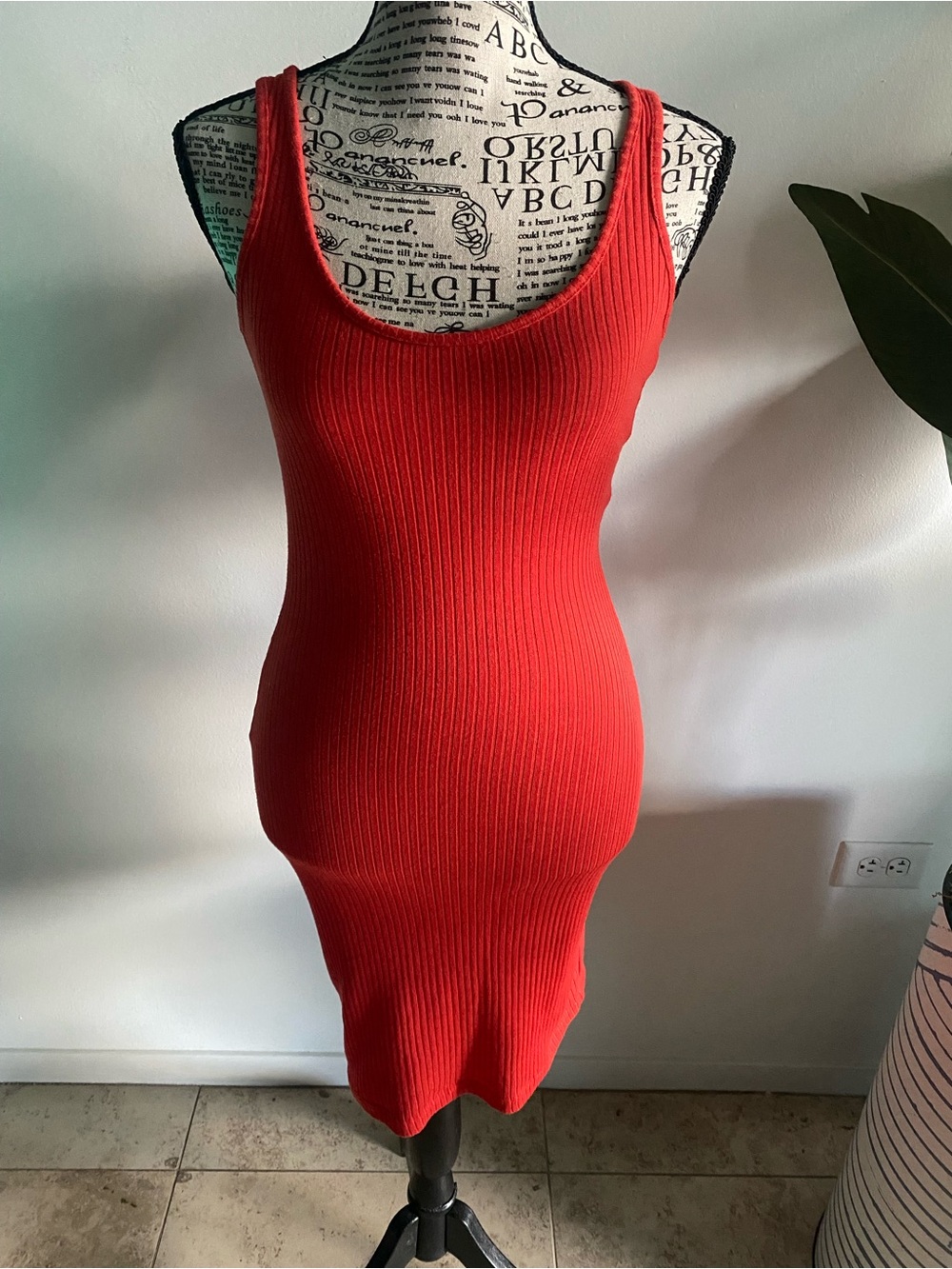 French Connection Ribbed Tank Dress! - Picture 3 of 9